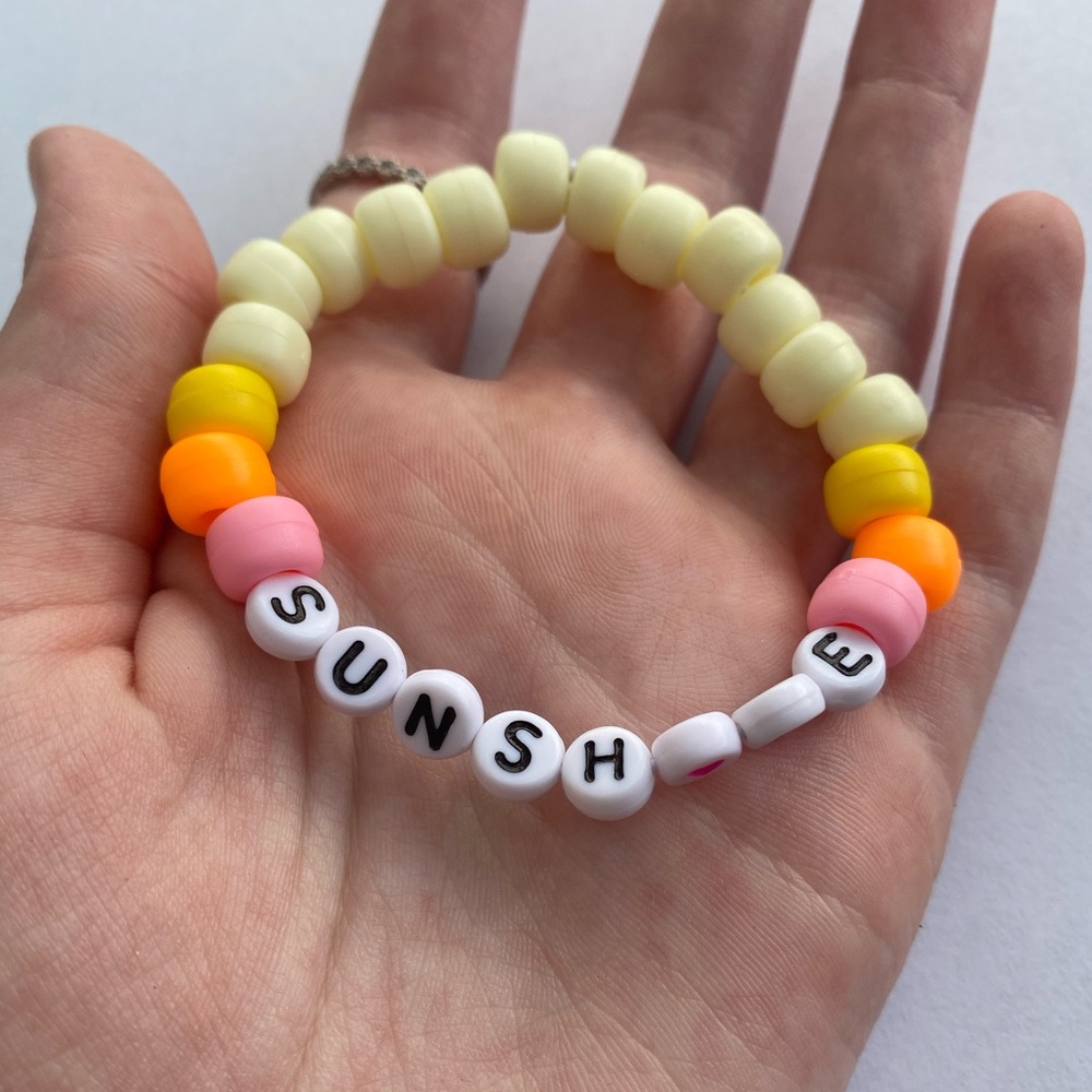 Sunshine ☀️ Handmade Bead Bracelet